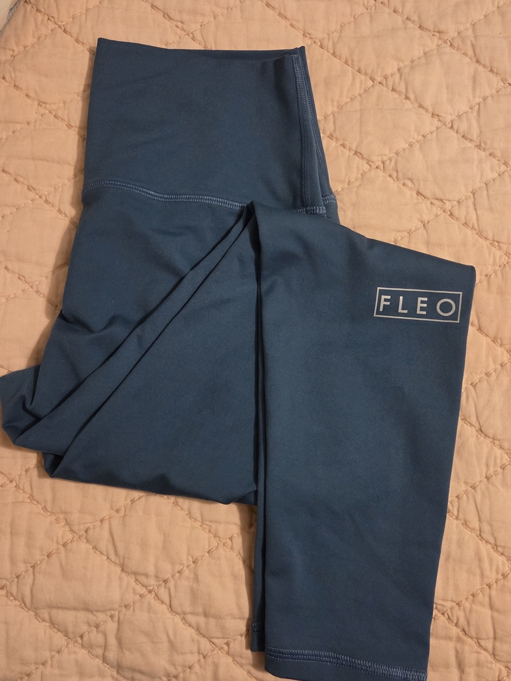 FLEO High-Waist Performance Leggings - Deep Teal